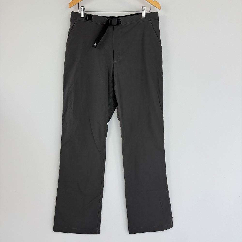 Montbell O.D. Lining Pants Mens Large 34X32 charcoal Insulated Hiking Softshell